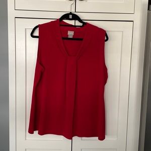 Chicos red tank size 3 worn once